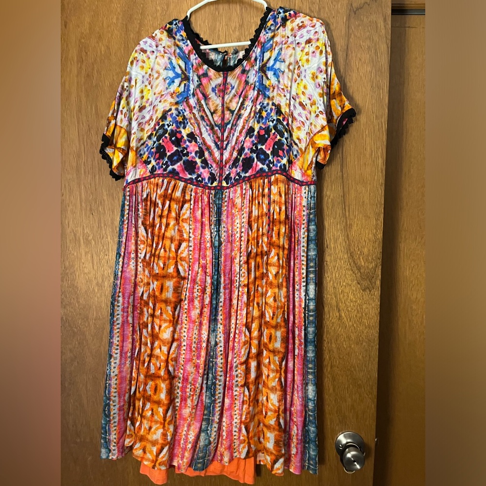 Anthropologie Dress, size large, bl^nk LONDON, NWT, boho artsy dress
